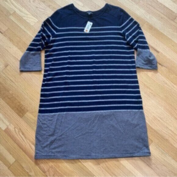NWT Hilary Radley Stripped Dress - Picture 1 of 2